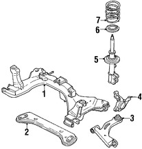 Foto de Soporte / Compacto del motor Original para Ford Escape 2005 2006 2007 Mercury Mariner 2006 2007 2005 Marca FORD Nmero de Parte 6L8Z5C145A