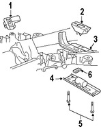 Foto de Montura de Transmisin Automtica Original para Ford Expedition Ford F-150 Ford F-250 Ford F-150 Heritage Lincoln Navigator Marca FORD Nmero de Parte F85Z6068DA