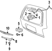 Foto de Tapa de Depsito de Lquido Limpiaparabrisas Original para Ford Expedition Lincoln Navigator Marca FORD Nmero de Parte 9L1Z17C526A