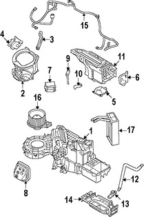 Foto de Motor de Control de Ajuste de Aire HVAC Original para Lincoln Navigator 2007 2008 Ford Expedition 2007 2008 2009 Marca FORD Nmero de Parte 7L1Z19E616E