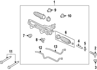 Foto de Linea de Presin Direccin Hidrulica Original para Ford Expedition 2007 2008 Lincoln Navigator 2007 2008 Marca FORD Nmero de Parte 8L1Z3A714A