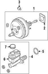 Foto de Cilindro Maestro de Freno Original para Lincoln Navigator 2007 2008 2009 Ford Expedition 2007 2008 2009 Marca FORD Nmero de Parte 8L1Z2140F