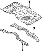 Foto de Bandeja de Piso Original para Ford Expedition Lincoln Navigator Marca FORD Nmero de Parte 7L1Z7811135C