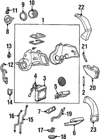 Foto de Rueda del Motor de Ventilador Original para Ford Freestar Mercury Marca FORD Nmero de Parte 3F2Z18504AA