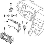 Foto de Panel de Control de Termperatura Climatizacin Original para Lincoln Aviator 2003 2004 2005 Marca FORD Nmero de Parte 2C5Z19980AA