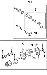 Foto de Sello de Pin Diferencial Original para Ford Mercury  Lincoln Marca FORD Nmero de Parte 8G1Z4N046A