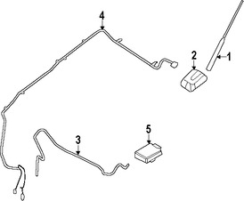 Foto de Base de Antena de Radio Original para Lincoln MKX Ford Edge Marca FORD Nmero de Parte DT4Z18936B