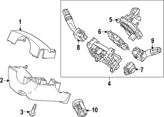 Foto de Interruptor del limpiaparabrisas Original para Ford Explorer Ford Edge Ford  Lincoln MKX Marca FORD Nmero de Parte DB5Z17A553BB