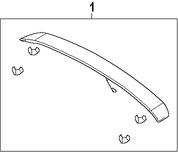 Foto de Alern / Spoiler Original para Mercury Milan 2006 2007 2008 2009 Ford Fusion 2007 Marca FORD Nmero de Parte 6E5Z5444210AA