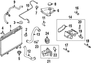 Foto de Manguera de Rebose Refrigerante de Motor Original para Ford Fiesta Marca FORD Nmero de Parte 8V2Z8B081B