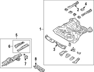 Foto de Espaciador de Parachoque Original para Ford Fiesta Marca FORD Nmero de Parte AE8Z17A750C