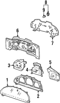 Foto de Bombilla de Panel de Instrumentos Original para Ford Escort Ford Explorer Sport Trac Ford Explorer Mercury Tracer Marca FORD Nmero de Parte F57Z13B765BA