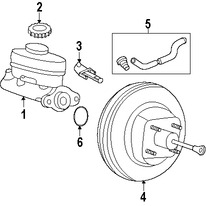 Foto de Vlvula de Control Reforzador de Frenos de Potencia Original para Ford F-150 Lincoln Mark LT Marca FORD Nmero de Parte 6L3Z9C490A