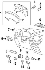 Foto de Lente de Panel de Instrumentos Original para Ford F-150 2007 2008 Lincoln Mark LT 2006 2007 2008 Marca FORD Nmero de Parte 4L3Z10890CA