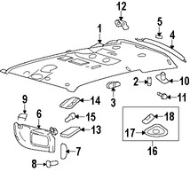 Foto de Luz de mapa Original para Ford Explorer Sport Trac Mercury Mountaineer Marca FORD Nmero de Parte 4L2Z13776AA