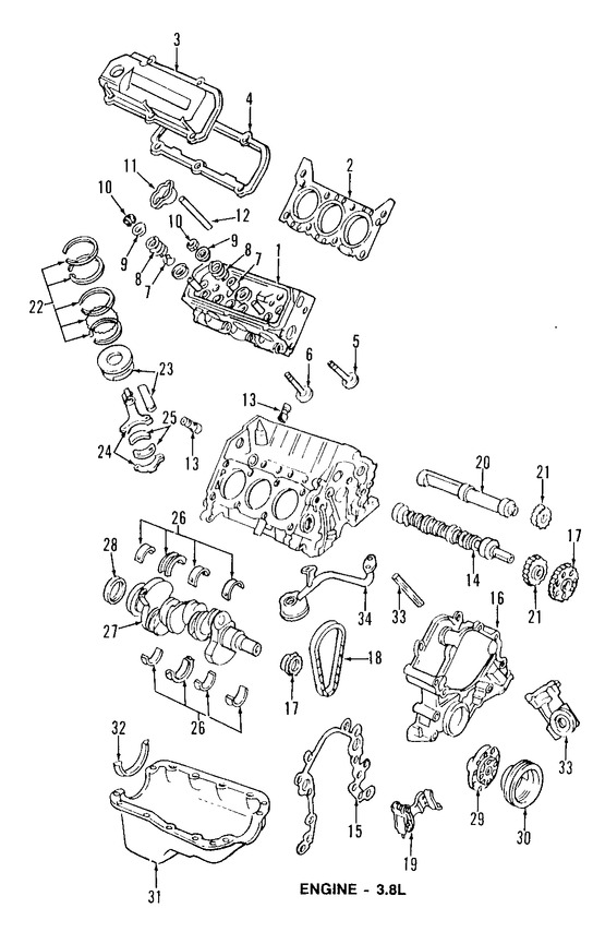 Foto de Vlvula de Admisin del motor Original para Ford Windstar Ford Freestar Ford Mustang Mercury Marca FORD Nmero de Parte F65Z6507AA