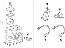 Foto de Solenoide de Purga del Canister Original para Saab 9-5 2011 2010 Saab 9-3X 2010 2011 Marca GM Nmero de Parte 22865590