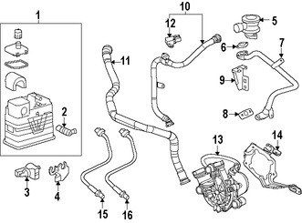 Foto de Solenoide de Purga del Canister Original para Saab 9-5 2010 2011 Saab 9-3 2006 2007 2008 2009 Marca GM Nmero de Parte 12611801