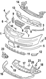 Foto de Sensor de Temperatura Ambiental Original para Saab 9-3 Saab 9-5 Saab 9-3X Marca GM Nmero de Parte 9152245