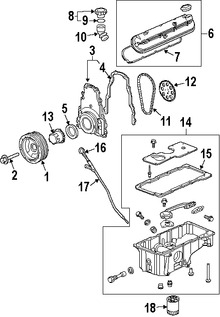 Foto de Tapn de Aceite Original para Saab 9-7x 2008 Marca GM Nmero de Parte 12643759