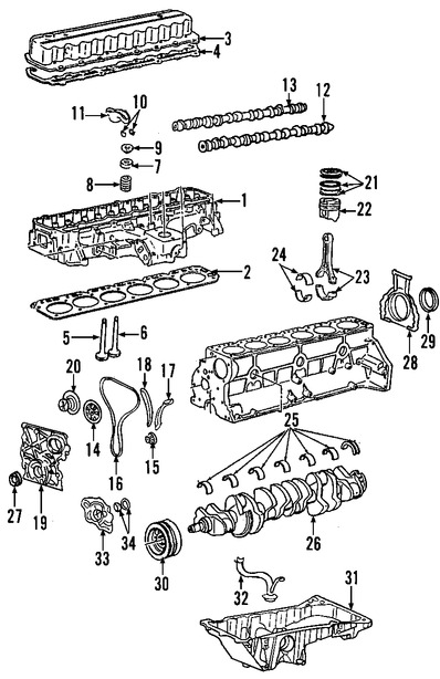 Foto de Motor Completo Original para Saab 9-7x 2005 Marca GM Nmero de Parte 89017685