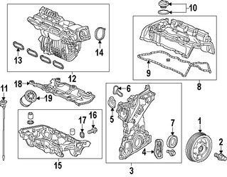 Foto de Crter Original para Honda Civic 2016 2017 Marca HONDA Nmero de Parte 112005BAA00