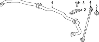 Foto de Barra Estabilizadora de Suspensin Original para Honda Civic 2017 Marca HONDA Nmero de Parte 51300TGGA01