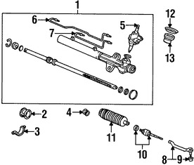 Foto de Linea de Presin Direccin Hidrulica Original para Honda Accord 1998 1999 2000 2001 2002 Marca HONDA Nmero de Parte 53671S87A01