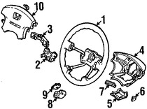 Foto de Timon / Volante / Manubrio Original para Honda Accord 1998 1999 2000 2001 2002 Marca HONDA Nmero de Parte 78501S84A71ZB