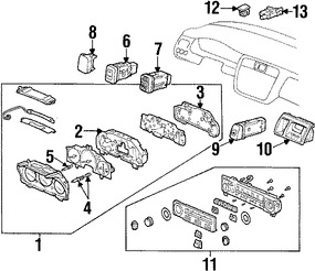 Foto de Sensor de Temperatura del Aire de la Cabina Original para Honda Accord 1998 1999 2000 2001 2002 Marca HONDA Nmero de Parte 80530S84A41ZD