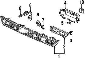 Foto de Zcalo de Luz Trasera Original para Honda Accord 1998 1999 2000 2001 2002 Marca HONDA Nmero de Parte 34152S82A01