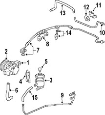 Foto de Polea de Bomba de Direccin Original para Honda Acura Marca HONDA Nmero de Parte 56483RNA003