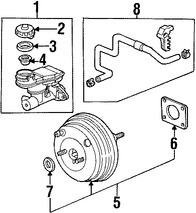 Foto de Empacadura de Booster Frenos de Potencia Original para Acura Honda Marca HONDA Nmero de Parte 46185SE0003