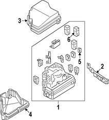 Foto de Fusible Original para Honda Acura Marca HONDA Nmero de Parte 38221SNAA41