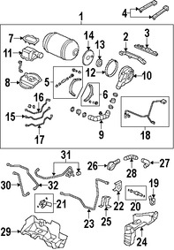 Foto de Lnea de Combustible Original para Honda Civic 2006 2007 2008 2009 Marca HONDA Nmero de Parte 17725SNFA00