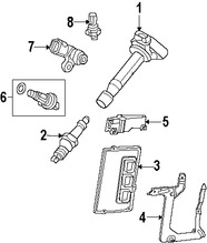 Foto de Bobina de Encendido Directo Original para Honda Acura Marca HONDA Nmero de Parte 30520R70S01