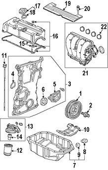 Foto de Empacadura del Mltiple de Admisin Original para Honda Accord Honda Crosstour Honda CR-V Honda Civic Acura ILX Acura TSX Marca HONDA Nmero de Parte 17115R40A01