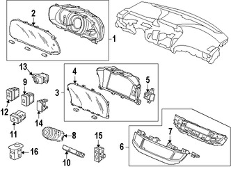 Foto de Sensor de Temperatura Intensidad de Luz Original para Honda Accord Honda Civic Honda  Honda CR-V Marca HONDA Nmero de Parte 39860T2AA01