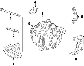 Foto de Polea del Alternador Original para Honda Civic Honda  Acura ILX Marca HONDA Nmero de Parte 31141R1AA01