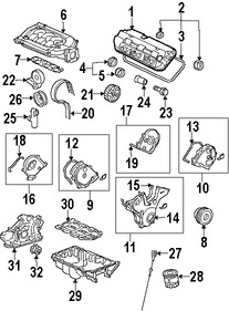 Foto de Tapn de Aceite Original para Honda Acura Marca HONDA Nmero de Parte 15610R70A00