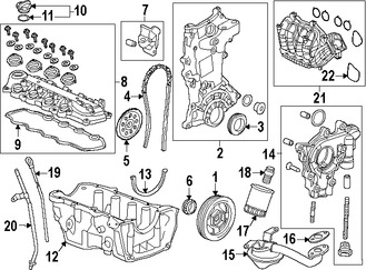 Foto de Engranaje del rbol de levas Original para Honda Civic Honda CR-Z Honda Insight Honda Fit Acura ILX Marca HONDA Nmero de Parte 14211RB0J00