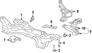 Foto de Soporte / Compacto del motor Original para Honda Fit 2015 2016 2017 Marca HONDA Nmero de Parte 50200T5RA01