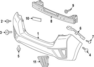 Foto de Cubierta del parachoques Original para Honda Fit 2015 2016 2017 Marca HONDA Nmero de Parte 04715T5RA00ZZ