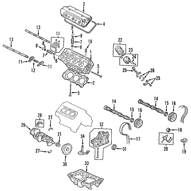 Foto de Balancn Original para Acura Honda Marca HONDA Nmero de Parte 14626P8AA00