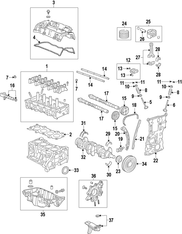 Foto de Biela Original para Honda Civic 2016 Marca HONDA Nmero de Parte 0613159B305