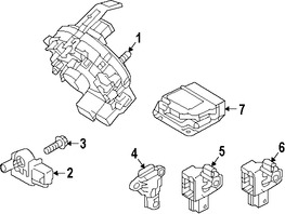 Foto de Sensor de impacto del Air Bag Original para Kia Sorento Kia Cadenza Kia Sportage   Hyundai Tucson Hyundai Genesis Marca HYUNDAI Nmero de Parte 95920B1050