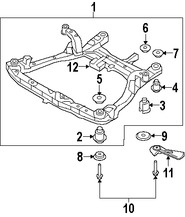 Foto de Soporte / Compacto del motor Original para Hyundai Sonata 2006 2007 2008 Marca HYUNDAI Nmero de Parte 624053L150AS