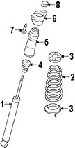 Foto de Soporte de Amortiguador Original para Hyundai Sonata Hyundai Azera Marca HYUNDAI Nmero de Parte 553303K610