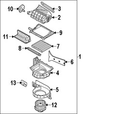 Foto de Motor de Control de Ajuste de Aire HVAC Original para Hyundai Kia Marca HYUNDAI Nmero de Parte 971623SAA0