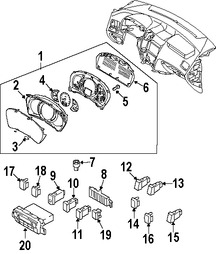 Foto de Bombilla de Panel de Instrumentos Original para Hyundai Tucson 2005 2006 2007 2008 2009 Marca HYUNDAI Nmero de Parte 943692E000